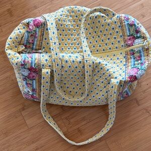 Vera Bradley Vintage Elizabeth weekend bag